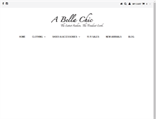 Tablet Screenshot of abellachic.com.sg